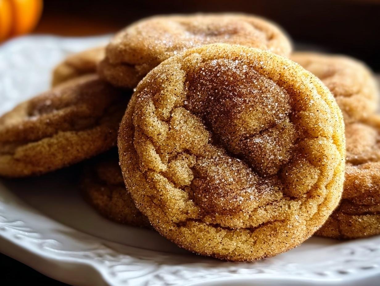Chewy Pumpkin Snickerdoodle Cookies: 10 Amazing Bites - Chewy Pumpkin Snickerdoodle Cookies - additional detail