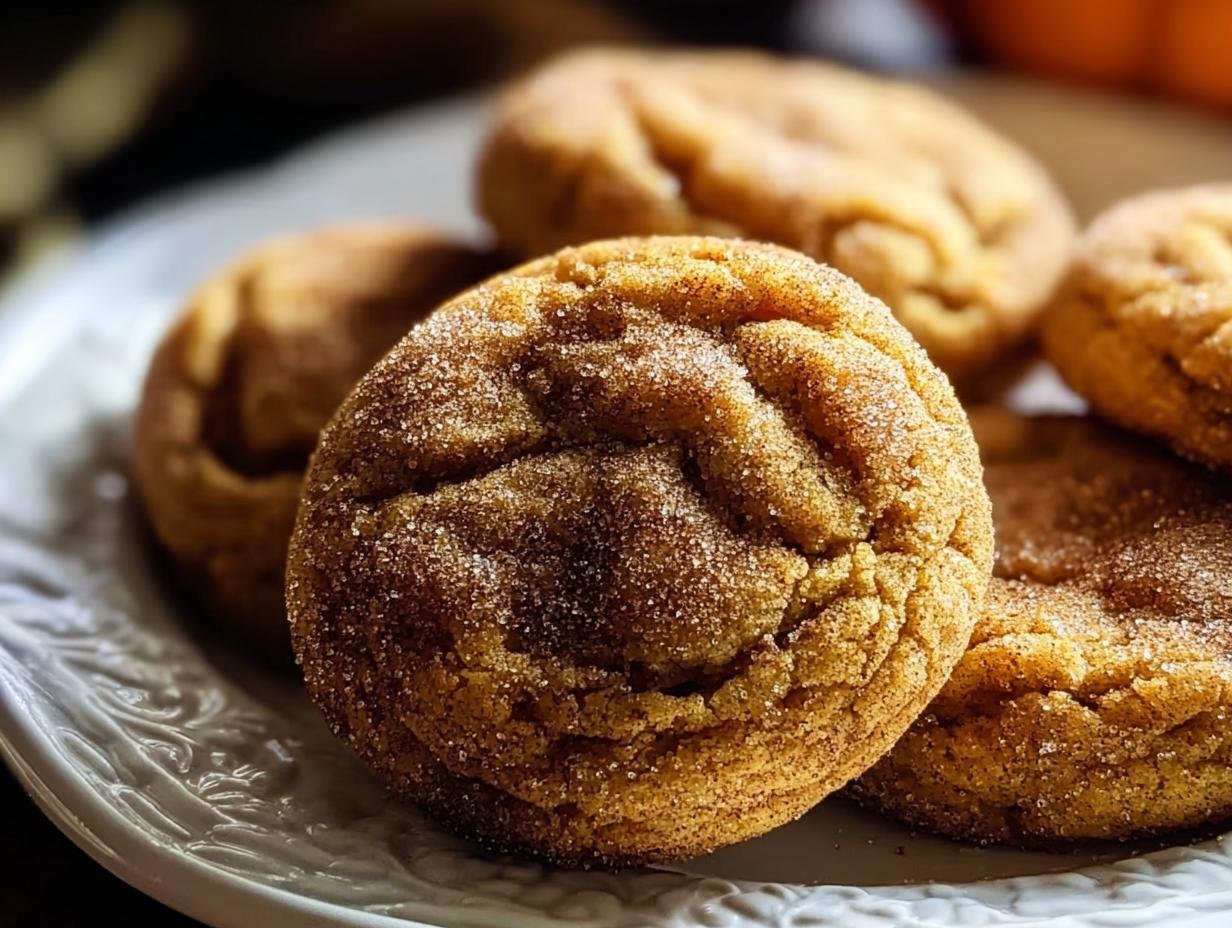 Chewy Pumpkin Snickerdoodle Cookies: 10 Amazing Bites - Chewy Pumpkin Snickerdoodle Cookies - additional detail