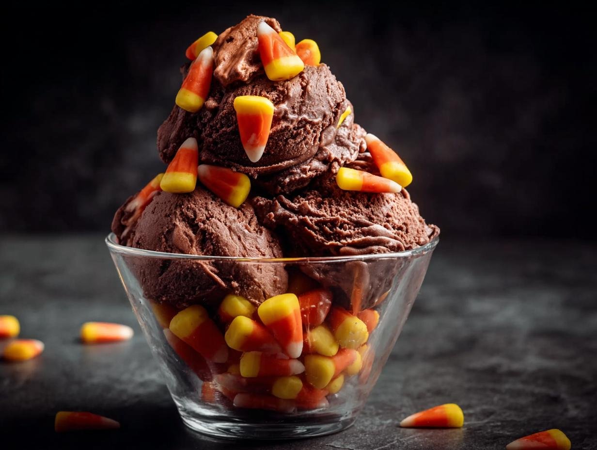 Dark Chocolate Halloween Gelato: 8 Spooky Delights - Dark Chocolate Halloween Gelato - additional detail