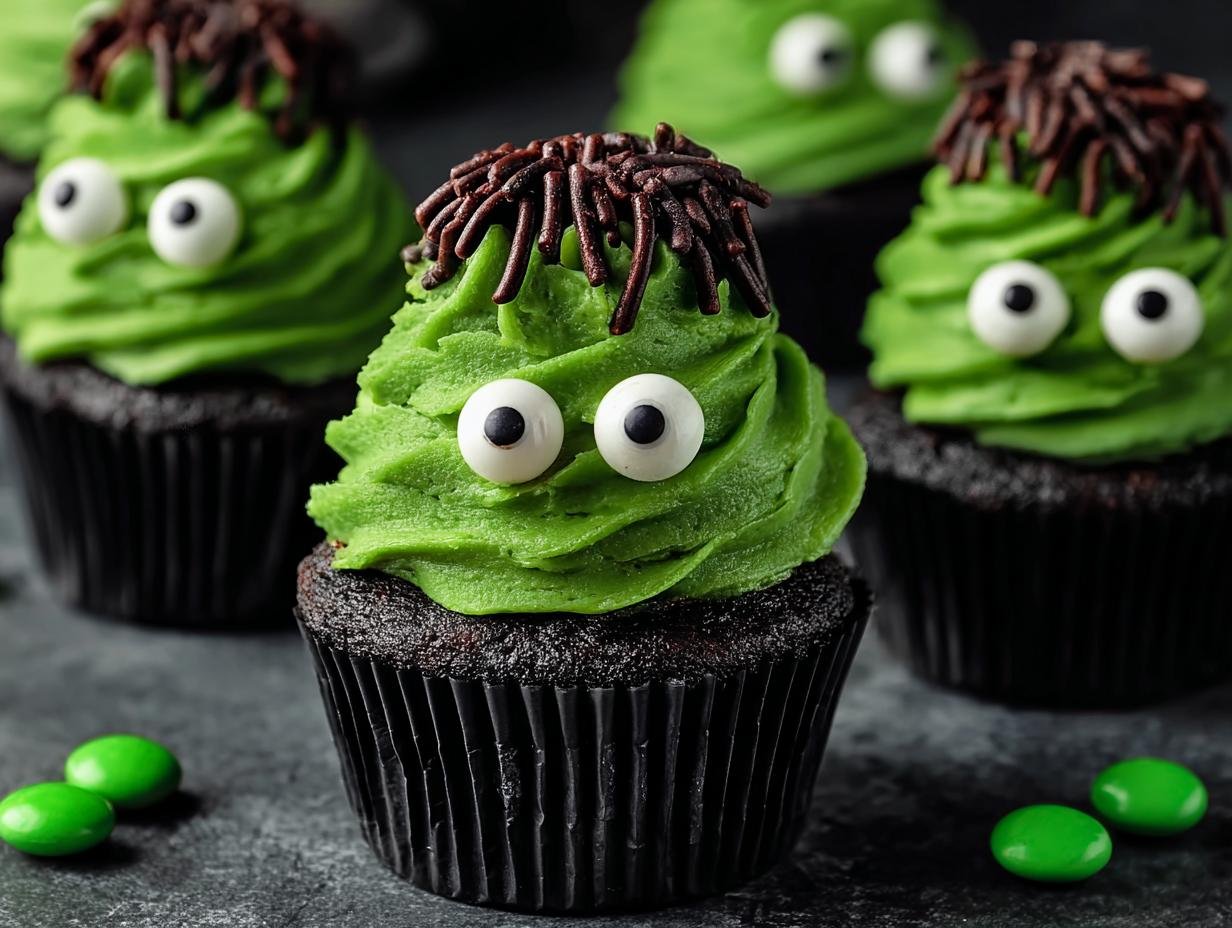 Frankenstein Cupcakes
