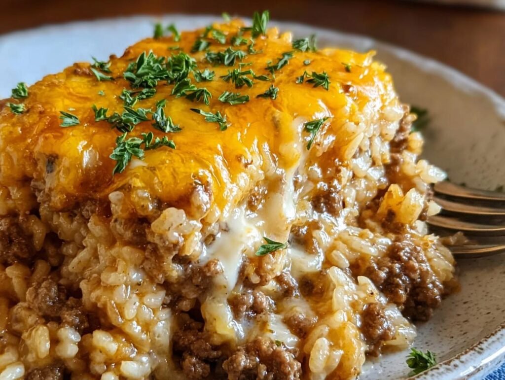 Ground Beef Rice Casserole