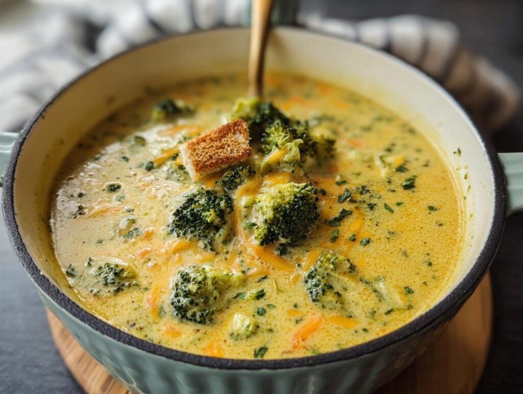 High Protein Broccoli Cheddar