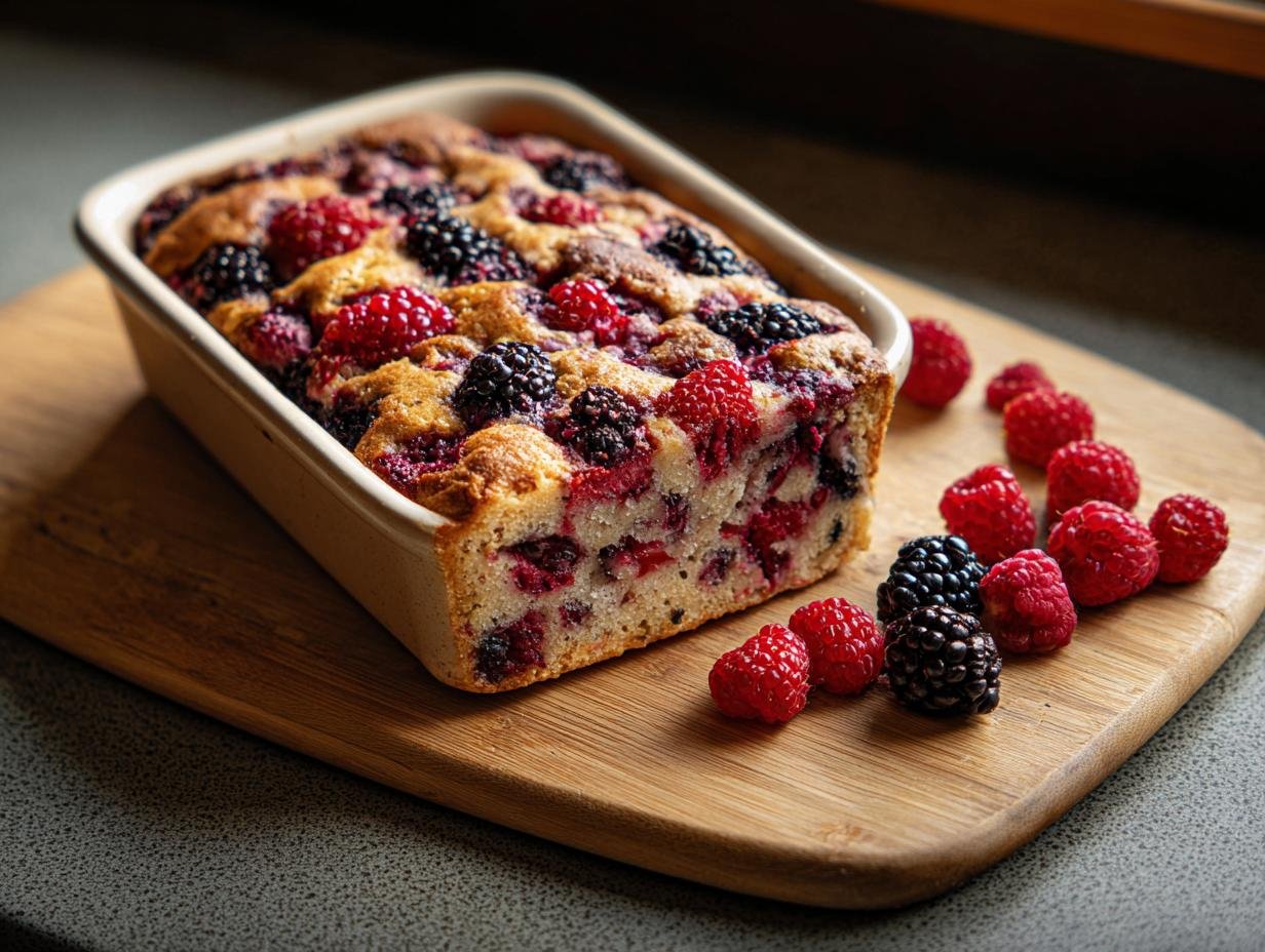 High Protein Triple Berry: Delicious & Filling Bake - High Protein Triple Berry - additional detail