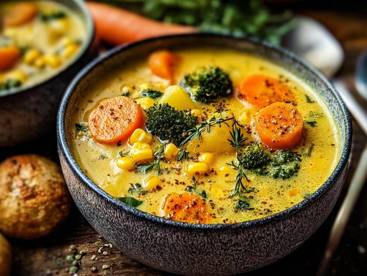 One Pot Creamy Vegetable: Amazing 40-Minute Meal - One Pot Creamy Vegetable - additional detail