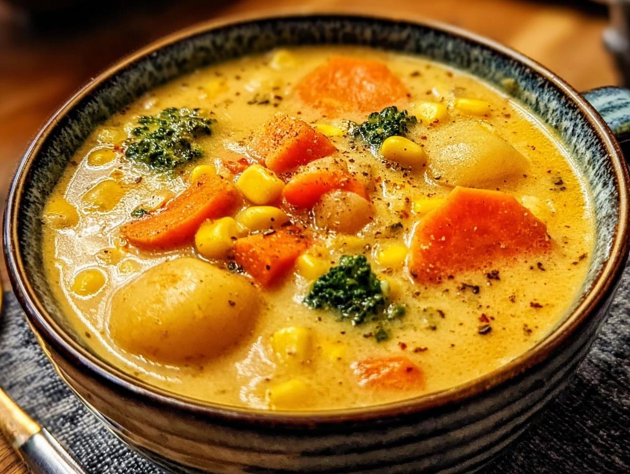 One Pot Creamy Vegetable: Amazing 40-Minute Meal - One Pot Creamy Vegetable - additional detail