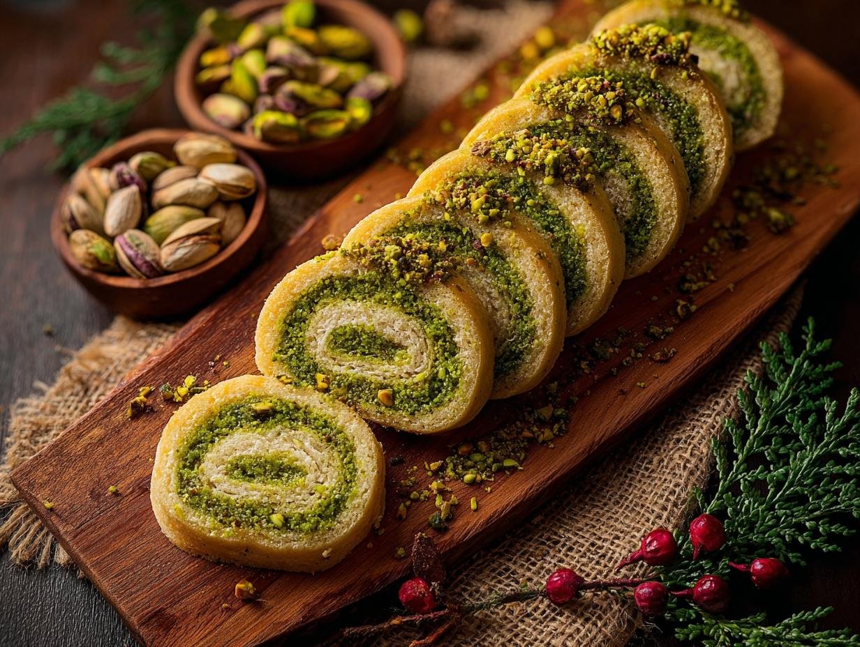 Pistachio Pinwheel Cookies: Amazing 1-Hour Treat - Pistachio Pinwheel Cookies - main visual representation
