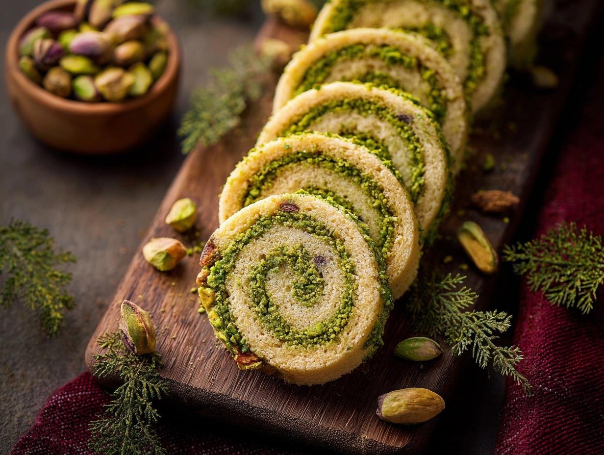 Pistachio Pinwheel Cookies: Amazing 1-Hour Treat - Pistachio Pinwheel Cookies - additional detail