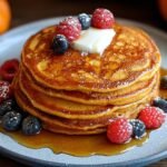Pumpkin Greek Yogurt Pancakes