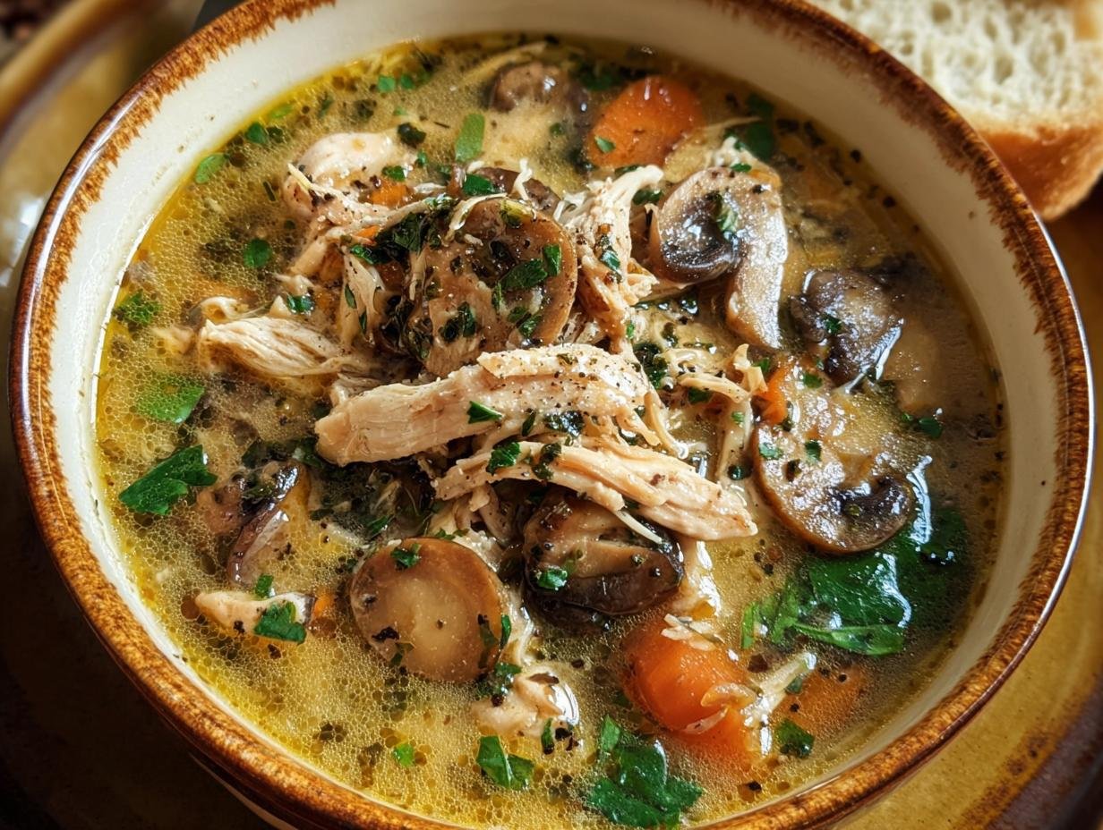 Rotisserie Chicken Mushroom Soup: 1 Amazing Recipe - Rotisserie Chicken Mushroom Soup - additional detail
