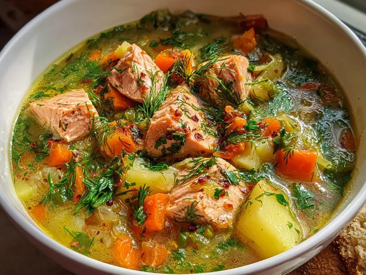 Healthy Salmon Soup Dinner: Easy & Quick - Salmon Soup Dinner - additional detail