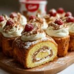 Sponge Cake Biscoff Cream