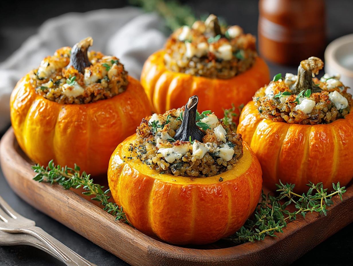 Stuffed Mini Pumpkins: 1 Amazing Fall Dish - Stuffed Mini Pumpkins - additional detail