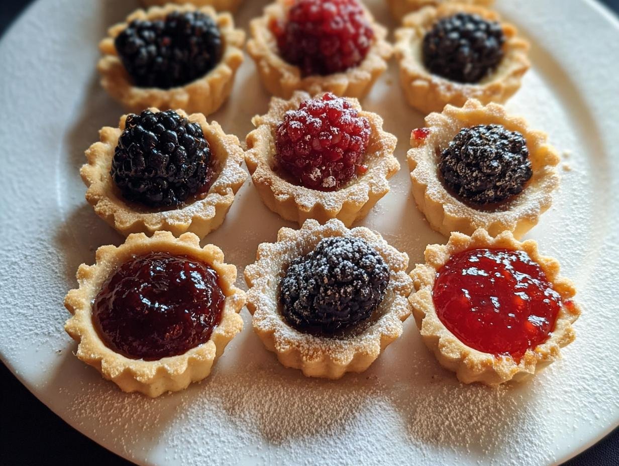 Wild Flavoured Jam Tarts: 1 Easy & Delicious Recipe - Assortment of freshly baked Wild Flavoured Jam Tarts