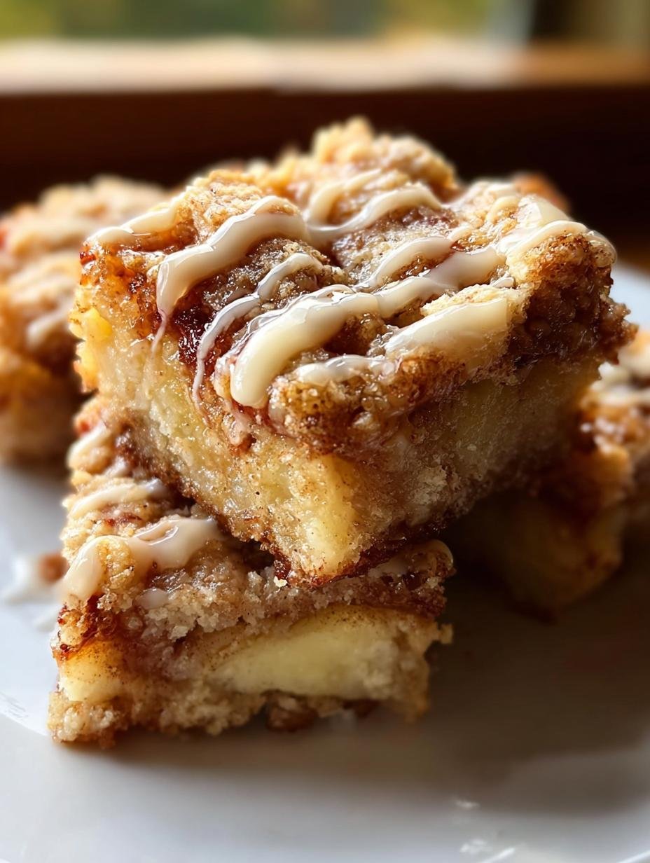 Amazing Apple Bars Dessert in 1 Bite 2 Amazing Apple Bars Dessert in 1 Bite - Apple Bars Dessert - additional detail