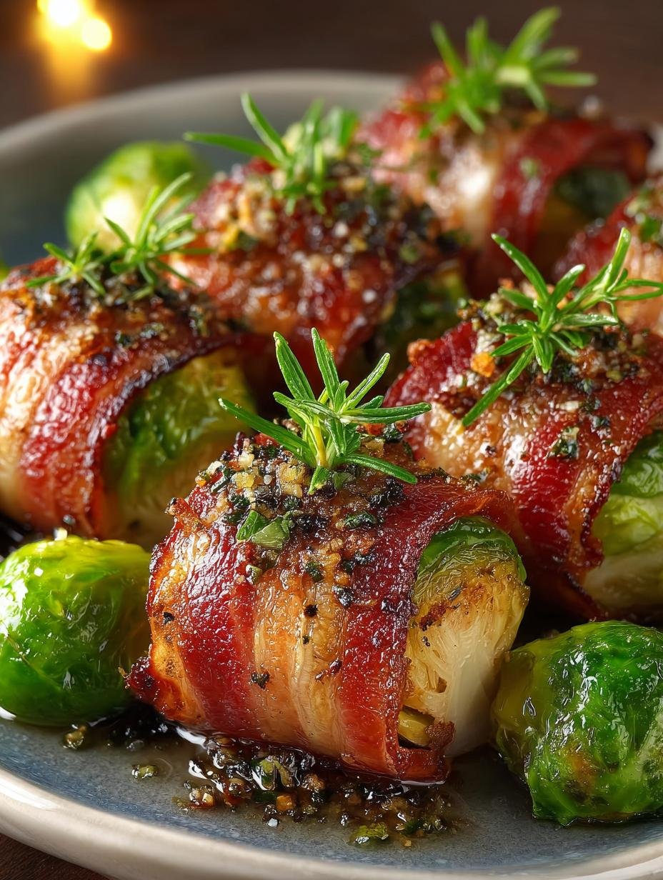 Bacon Wrapped Brussels Sprouts: 5 Irresistible Recipes - Bacon Wrapped Brussels Sprouts - main visual representation