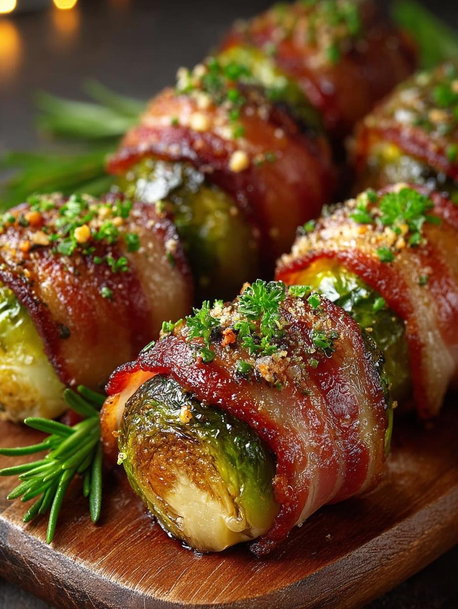 Bacon Wrapped Brussels Sprouts: 5 Irresistible Recipes - Bacon Wrapped Brussels Sprouts - additional detail