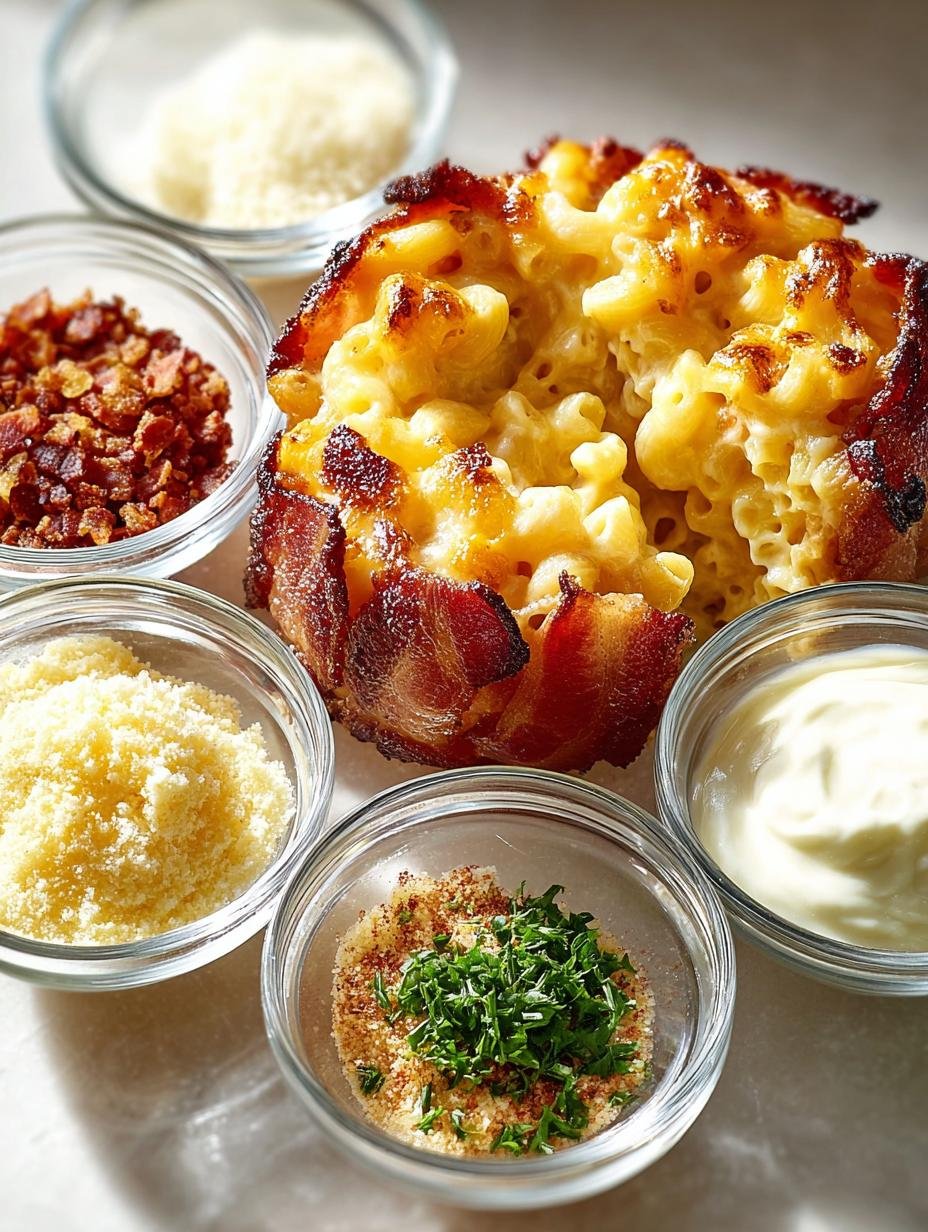Bacon Wrapped Mac Cheese: 12 Crispy Bites to Love 2 Bacon Wrapped Mac Cheese: 12 Crispy Bites to Love - Bacon Wrapped Mac Cheese - main visual representation