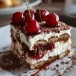 Cherry Amaretto Tiramisu: Amazing 1-Step No-Bake Treat 4 Cherry Amaretto Tiramisu