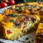 Chorizo Potato Egg Casserole