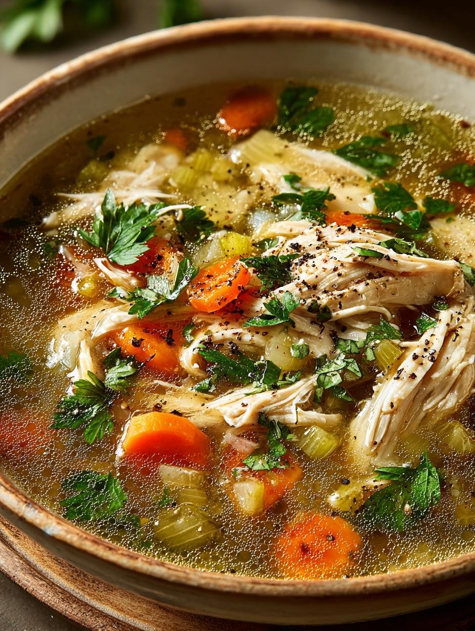 Cozy Healthy Chicken Soup for Comforting Wellness - Cozy Healthy Chicken Soup - main visual representation