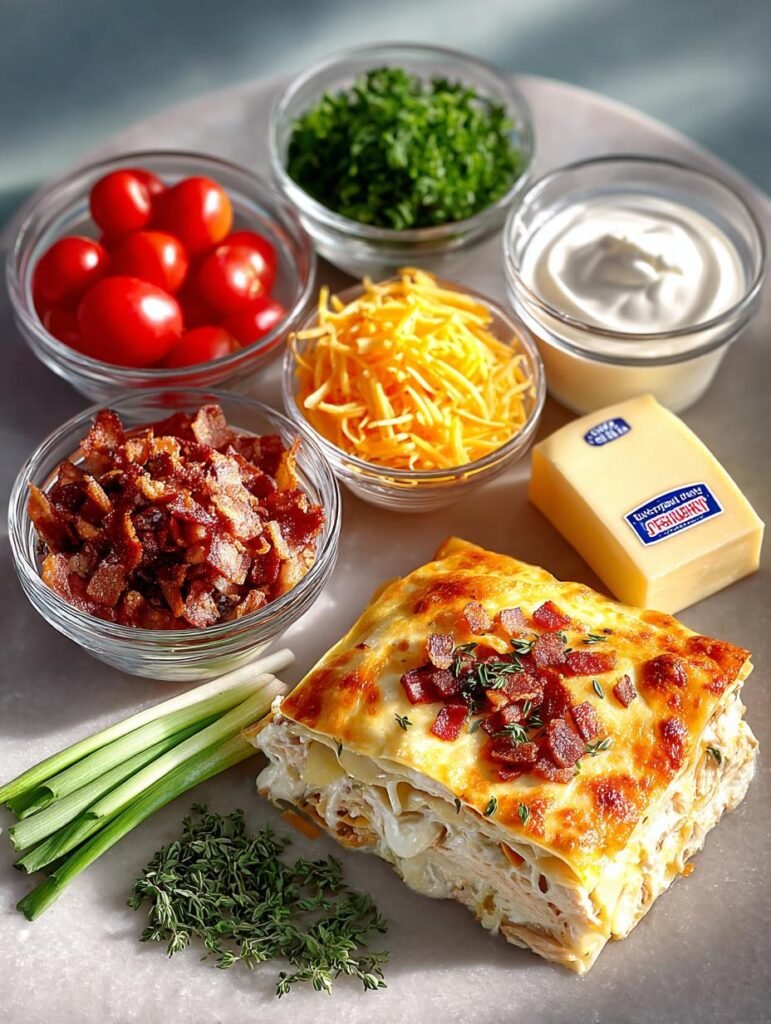 Crack Chicken Lasagna