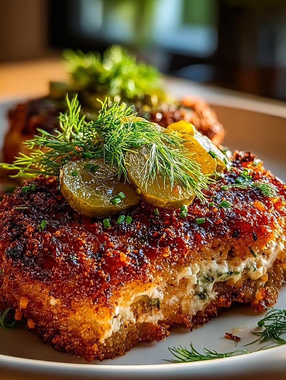 Crispy Dill Pickle Parmesan