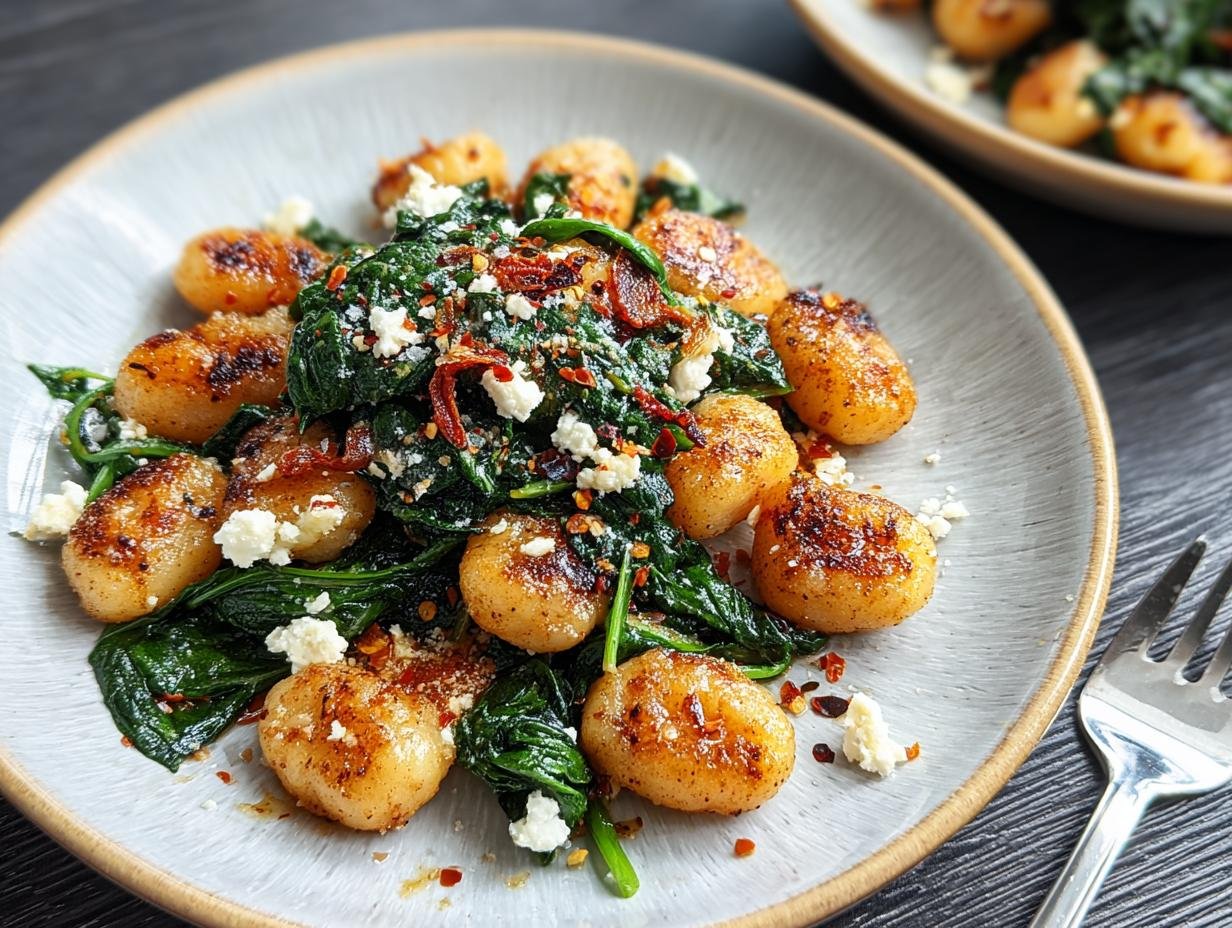 Crispy Gnocchi Spinach Feta: Amazing 30-min Recipe - Crispy Gnocchi Spinach Feta - additional detail