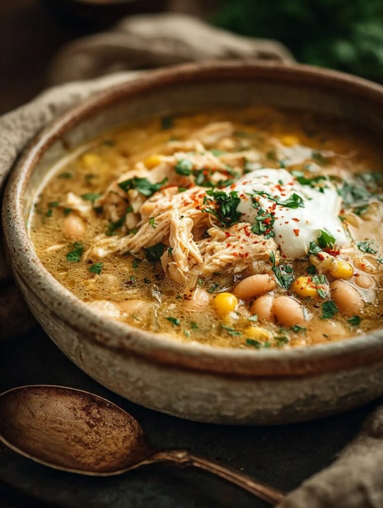 Crockpot White Chicken Chili