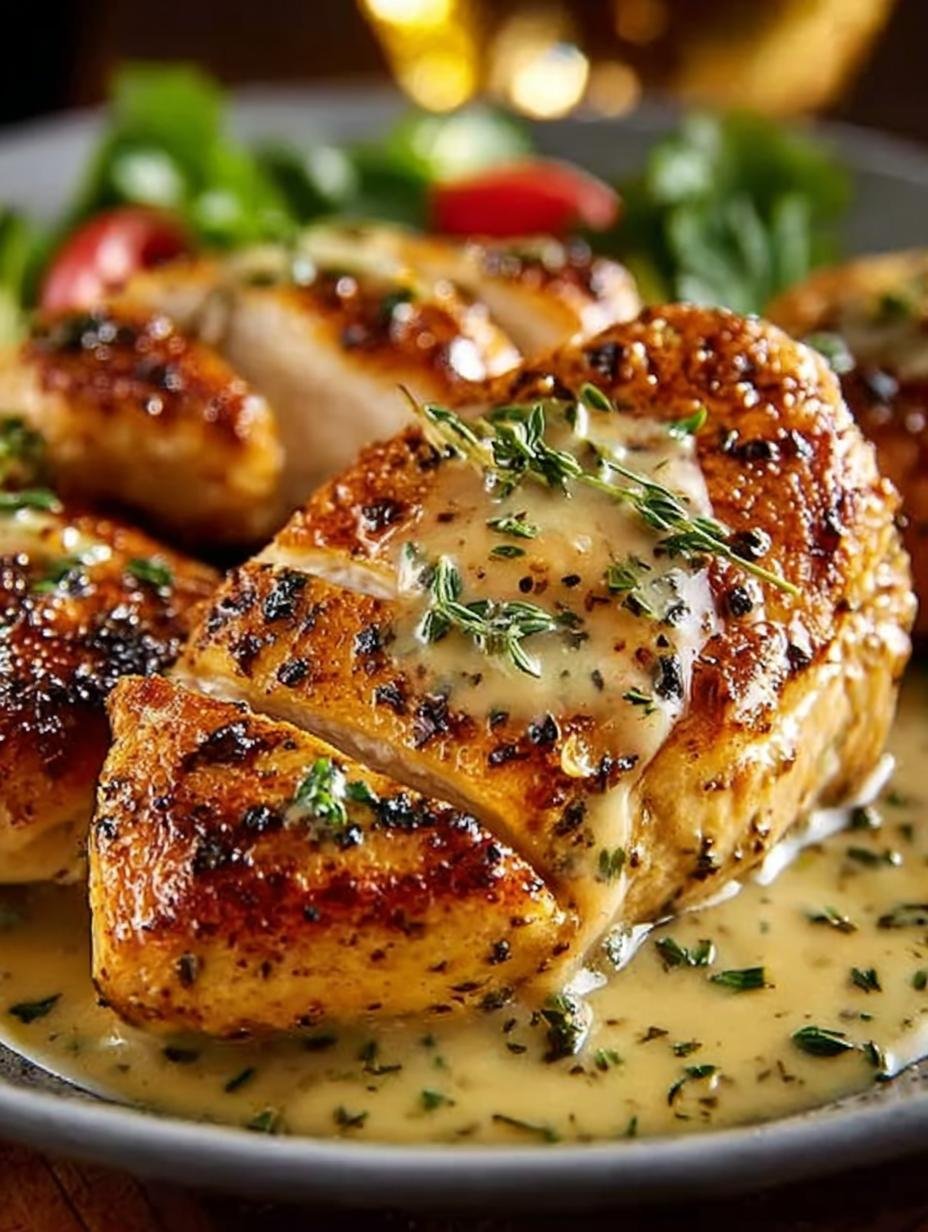 Dijon Chicken Garlic Wine