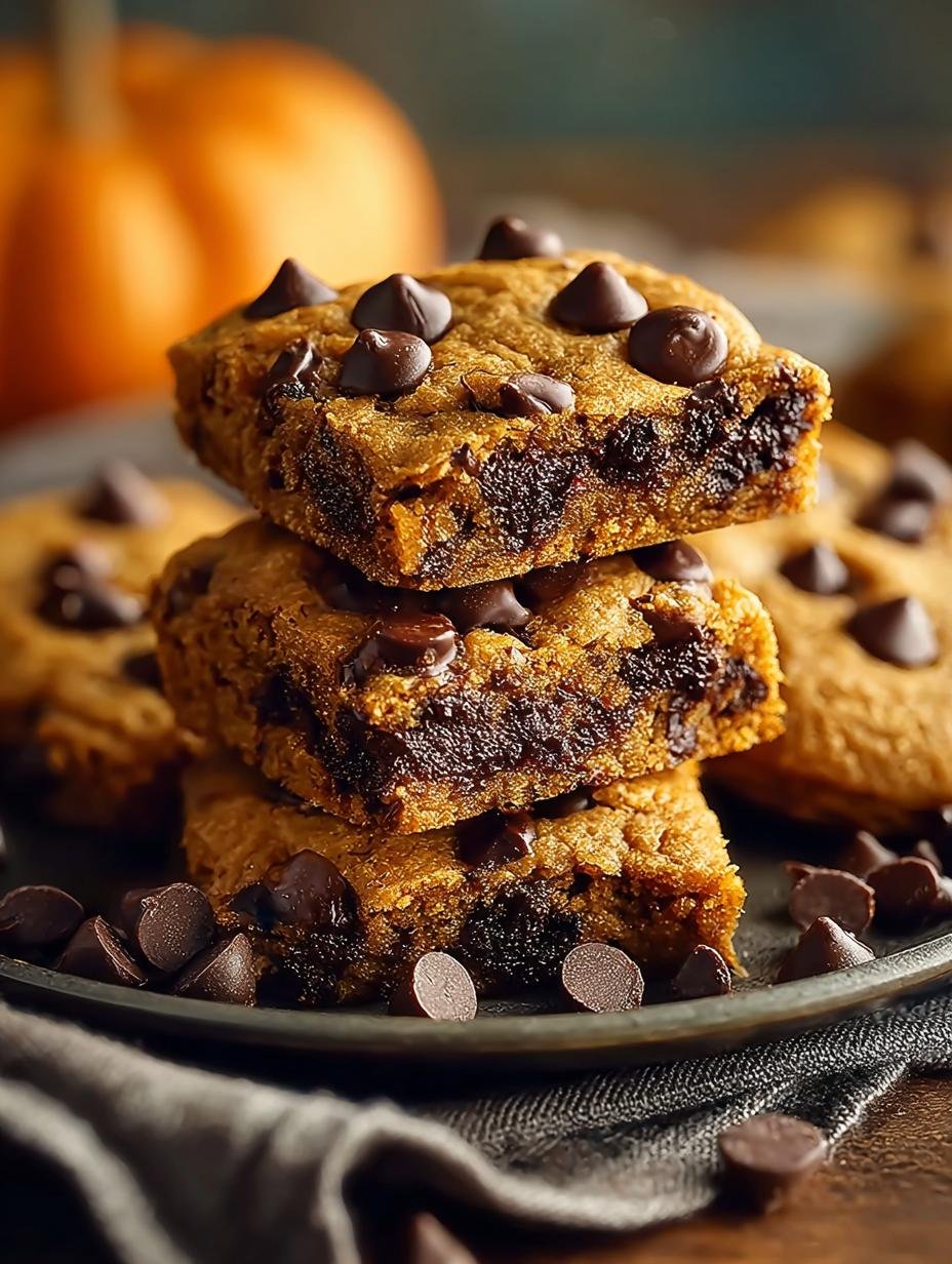 Fudgy Pumpkin Chocolate Chip Bars: 5 Reasons to Indulge - Fudgy Pumpkin Chocolate Chip - additional detail
