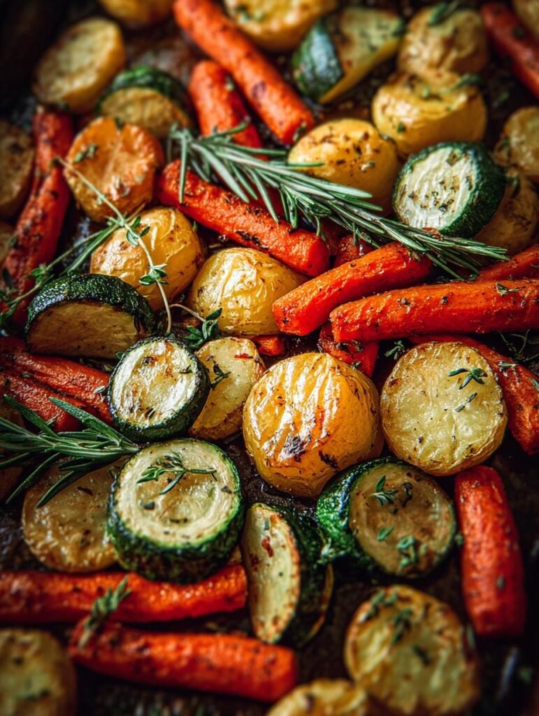 Garlic Herb Roasted Veggies