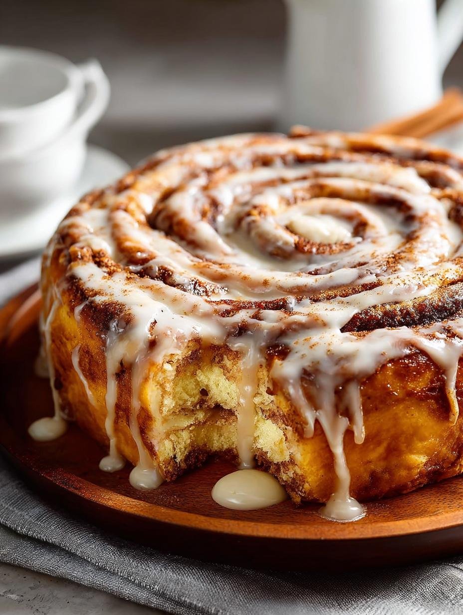 Giant Cinnamon Roll Cake: 8 Irresistible Layers - Giant Cinnamon Roll Cake - main visual representation