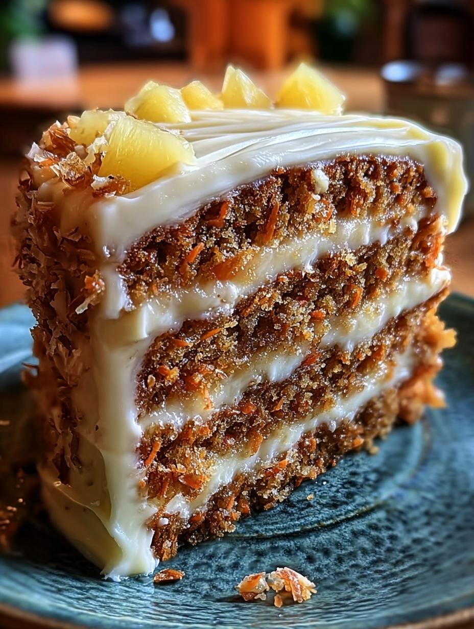 Hawaiian Carrot Pineapple Cake