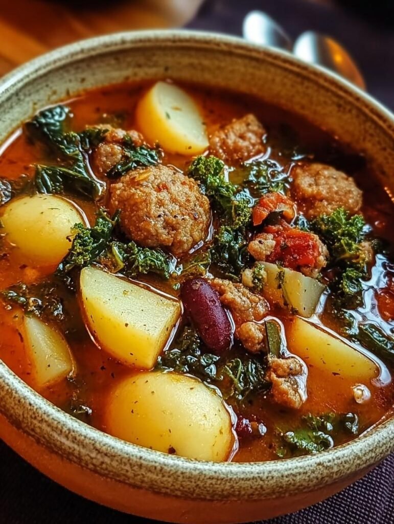 Hearty Sausage Soup Potatoes
