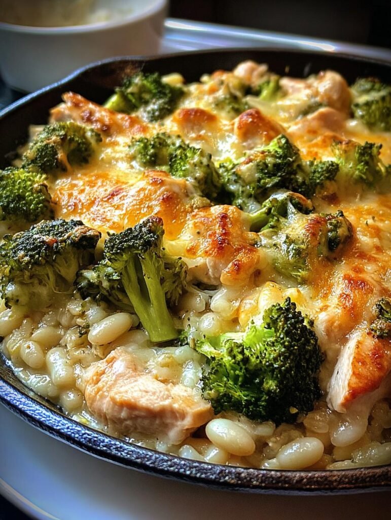 Irresistible Cheesy Chicken Broccoli