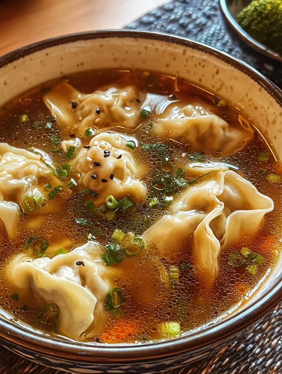 Irresistible Potsticker Soup: 1 Hearty, Flavorful Bowl - Irresistible Potsticker Soup - additional detail