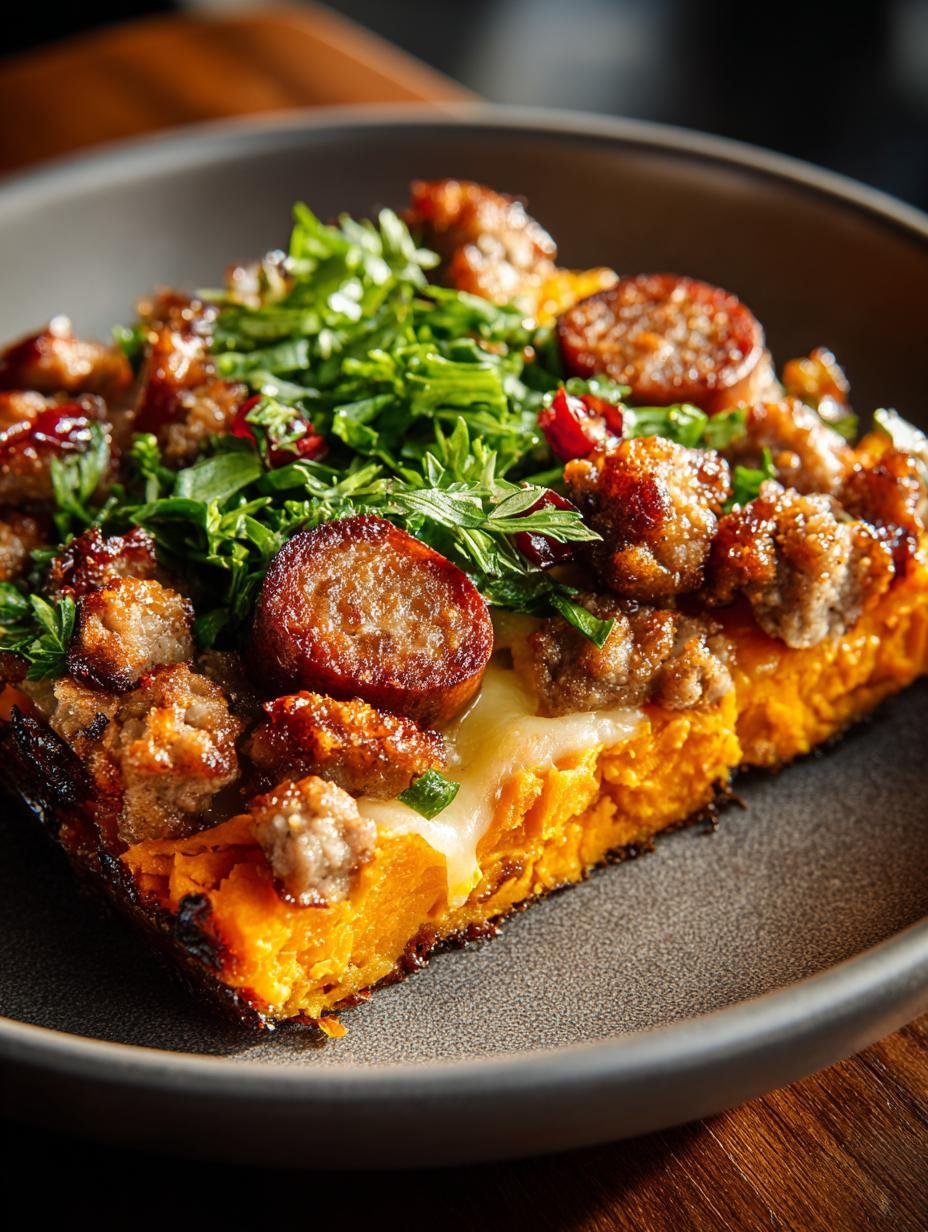Maple Sausage Sweet Potato