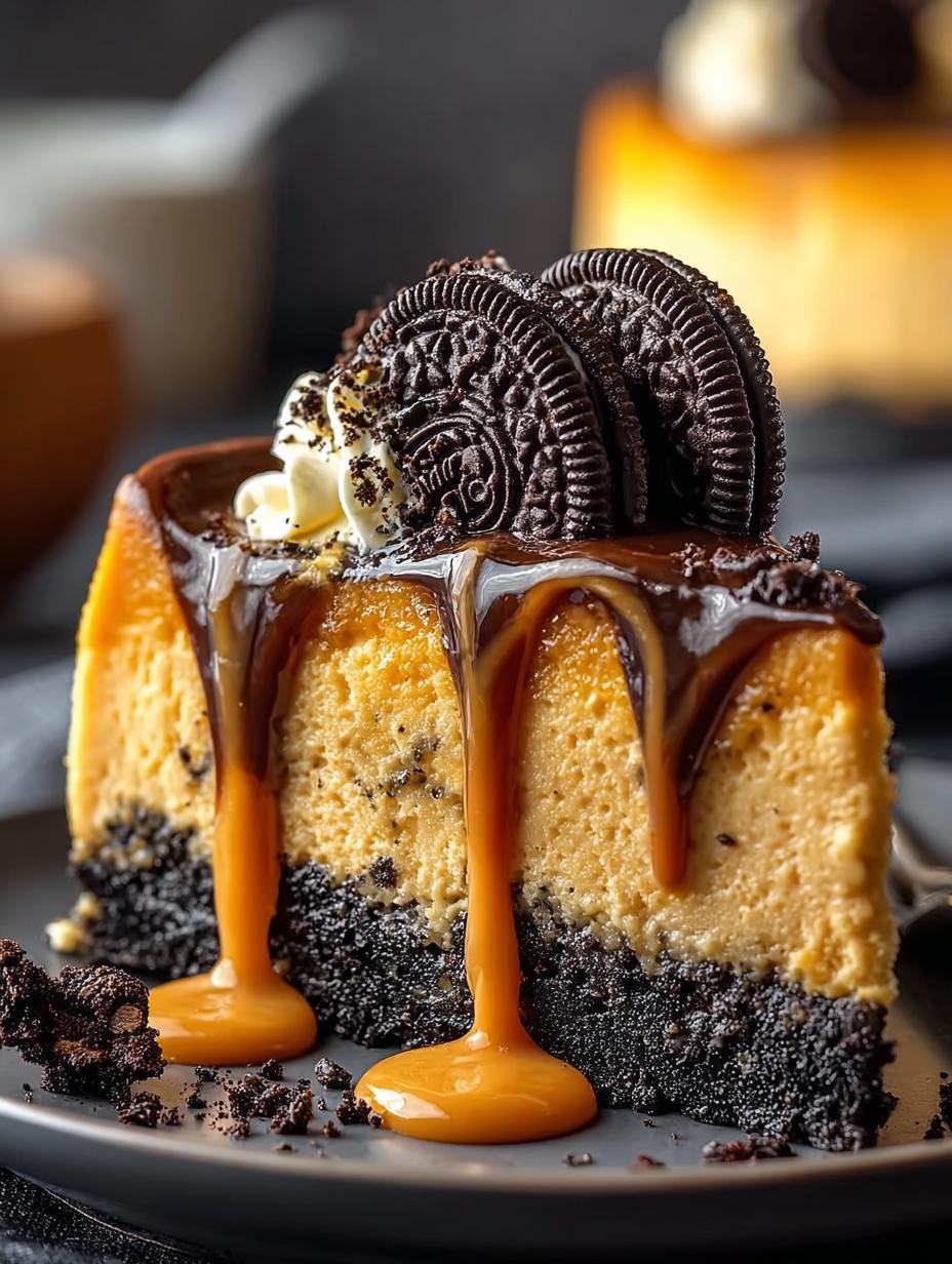 Pumpkin Butterscotch Cheesecake Oreo