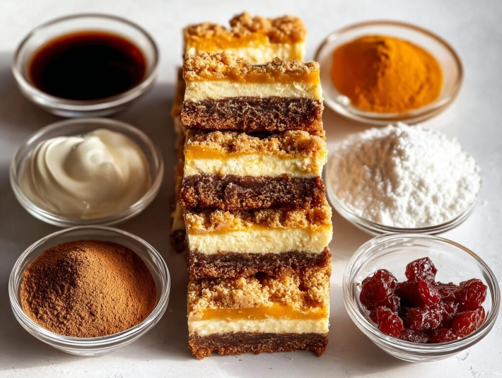 Pumpkin Cheesecake Heaven Bars