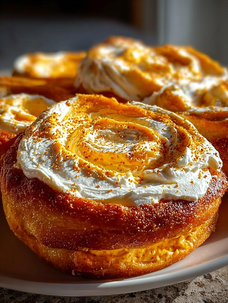 Pumpkin Cream Cheese Swirl Bagels: 8 Cozy Breakfast Delights - Pumpkin Cream Cheese Swirl - main visual representation