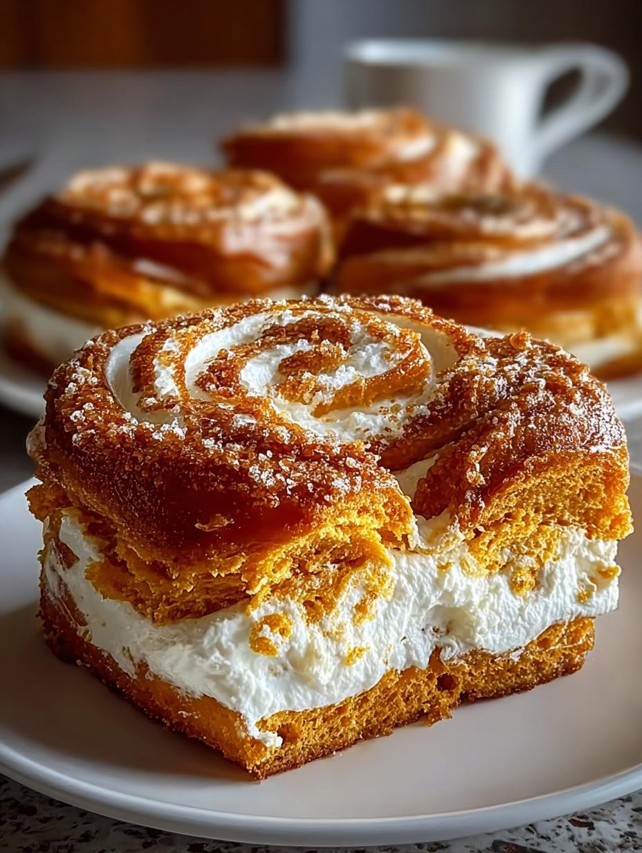 Pumpkin Cream Cheese Swirl