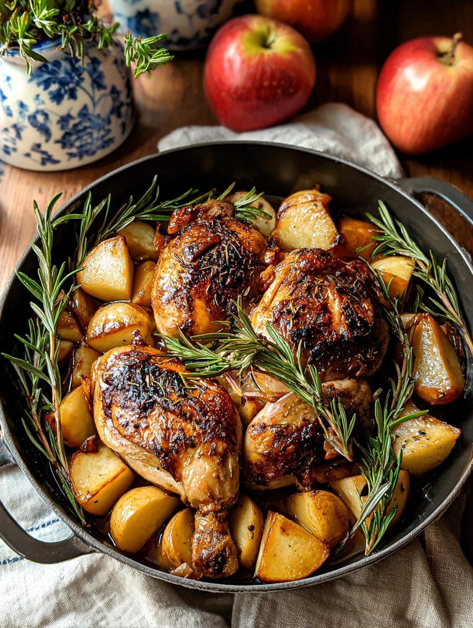 Rosemary Apple Cider Chicken: 1 Glorious Skillet Meal - Rosemary Apple Cider Chicken - additional detail