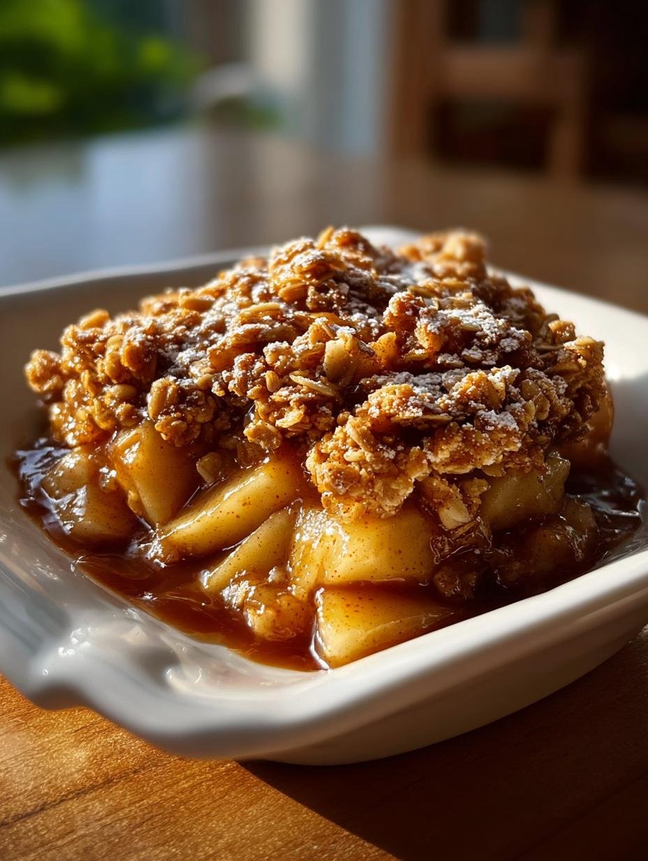 Irresistible Salted Caramel Apple Crisp Recipe - Salted Caramel Apple Crisp - main visual representation