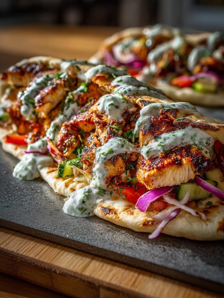 Sheet Pan Chicken Gyros