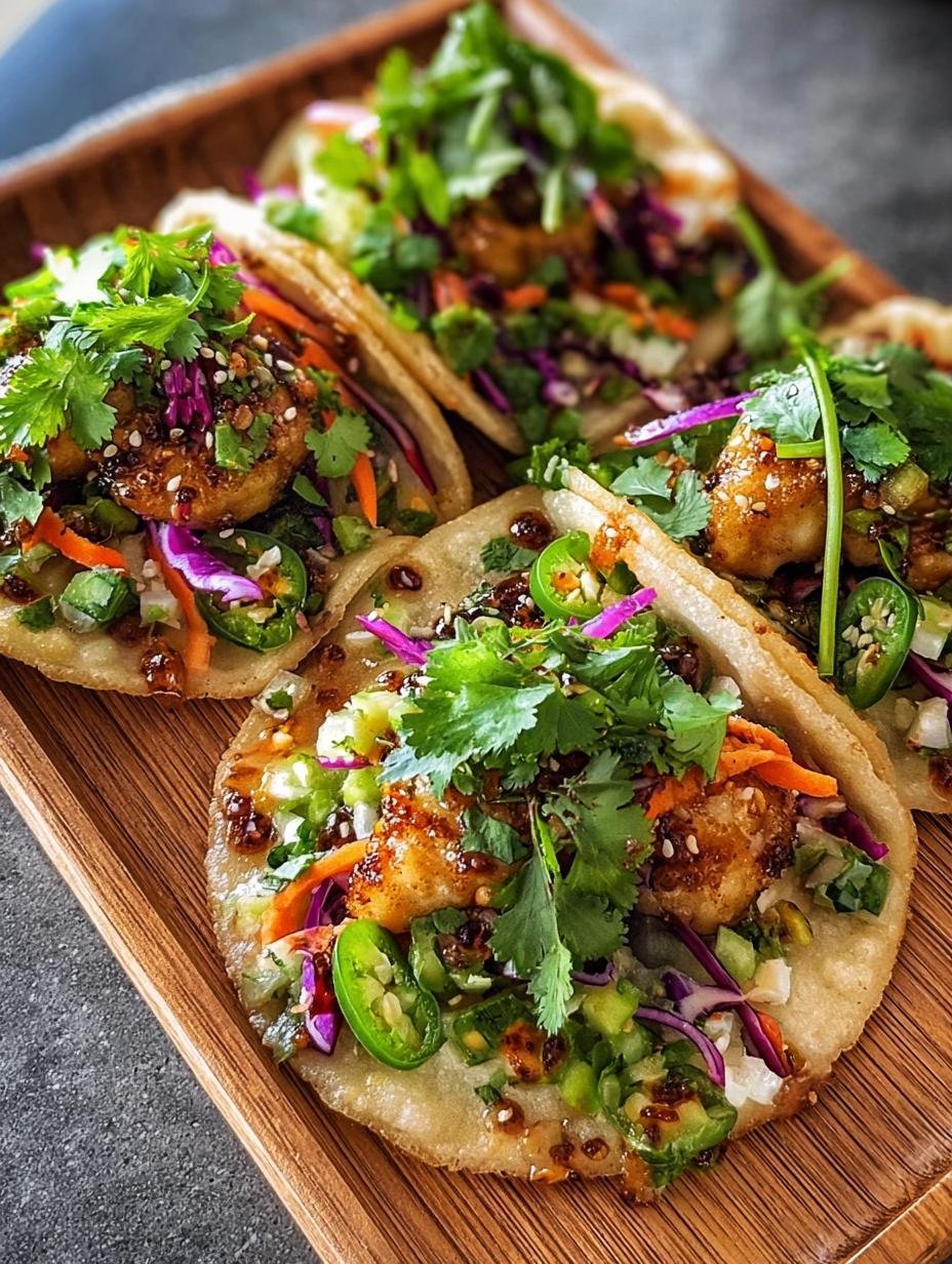 Smash Dumpling Tacos