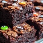 Spooktacular Monster Brownies For