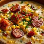 Sweet Savory Kielbasa Corn