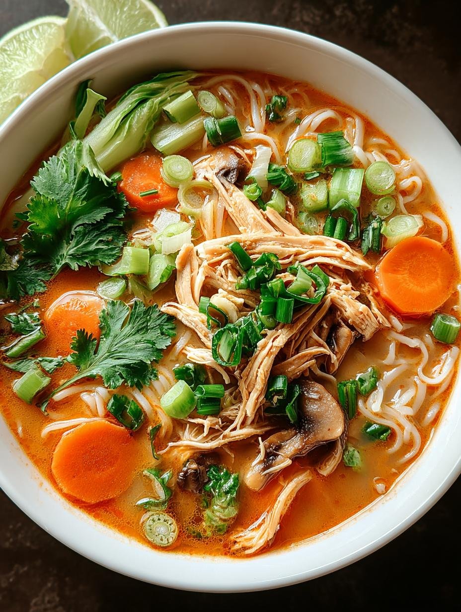 Amazing Thai Chicken Soup Noodles in 30 Minutes - Thai Chicken Soup Noodles - additional detail