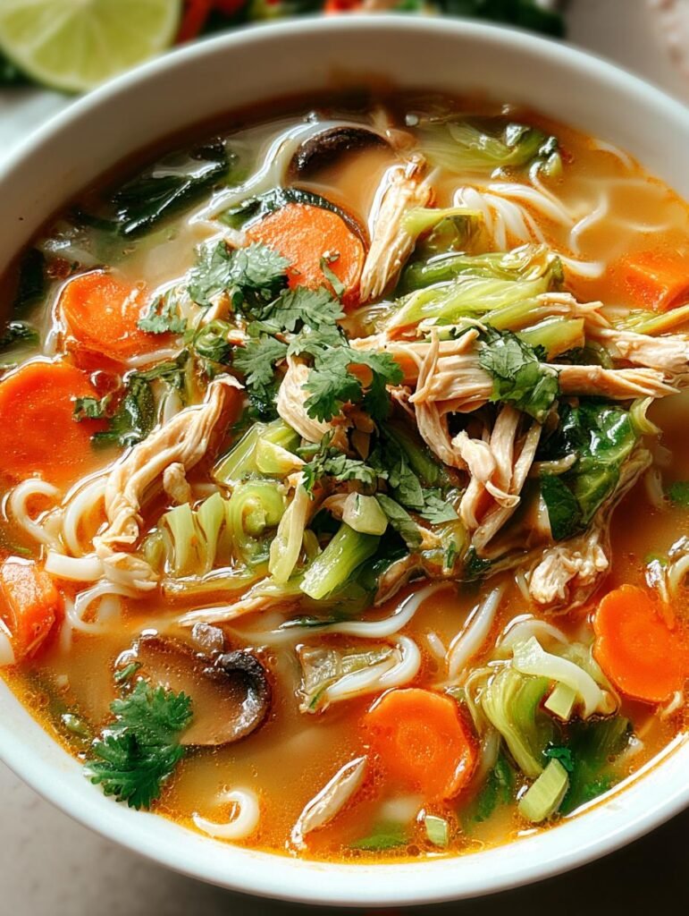 Thai Chicken Soup Noodles