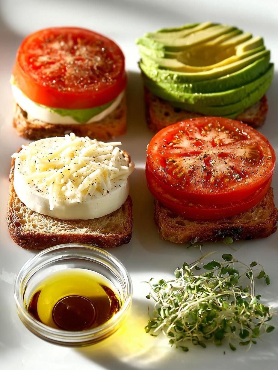 Avocado Mozzarella Tomato Grilled